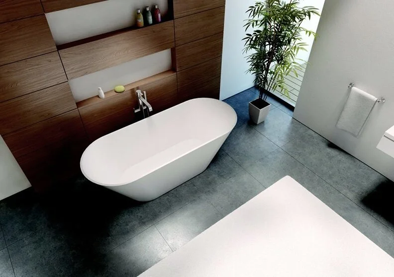 Ванна из мрамора Riho Barcelona BS0500500000000 170х70 см, овальные - фото 5