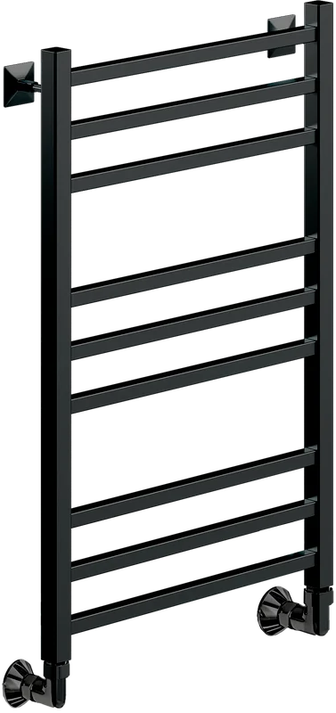 Полотенцесушитель водяной Ника Modern 80x40 см черный матовый - фото 1