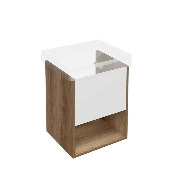 Тумба под раковину подвесная Kerama Marazzi Pro 50 см вяз - фото 2