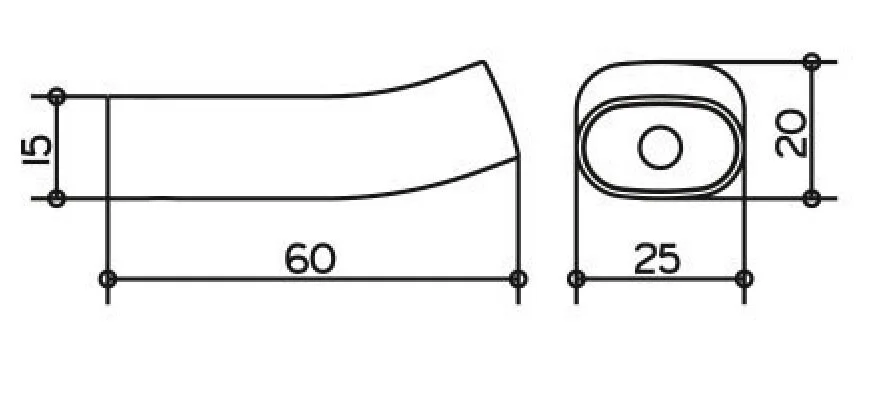 Крючок для ванной Keuco Edition 400 11514 латунь, современные, hi-tech - фото 2