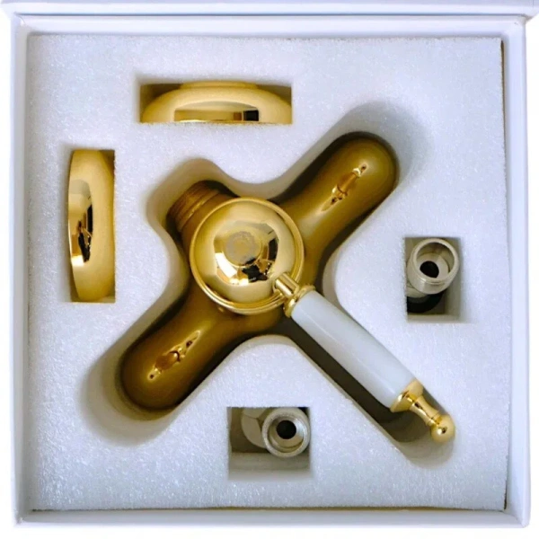 Смеситель для душа Migliore Oxford золото, с 2 монтажными отверстиями - фото 8