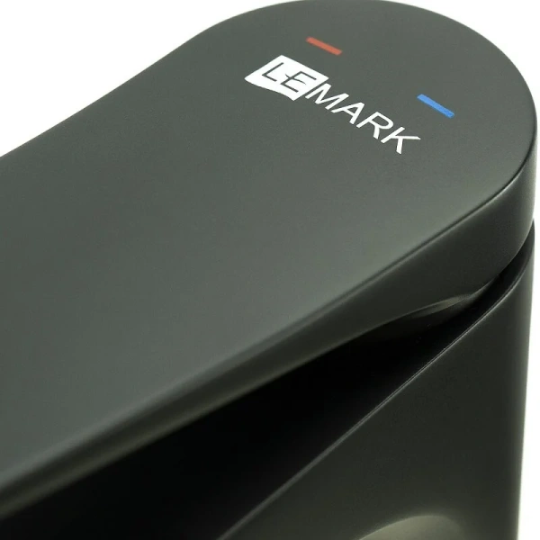 Смеситель для раковины Lemark Bronx черный, однорычажные, двухрычажные - фото 7