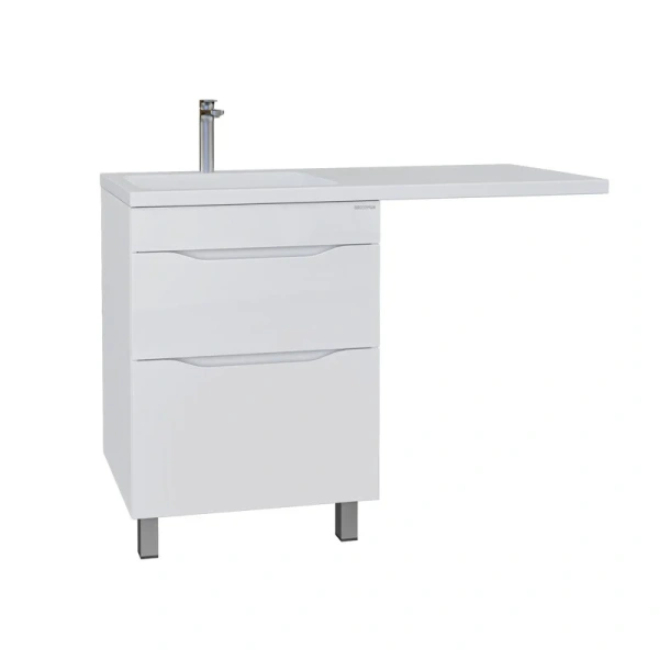 Тумба под раковину напольная Grossman Вилар 60 см белая - фото 1