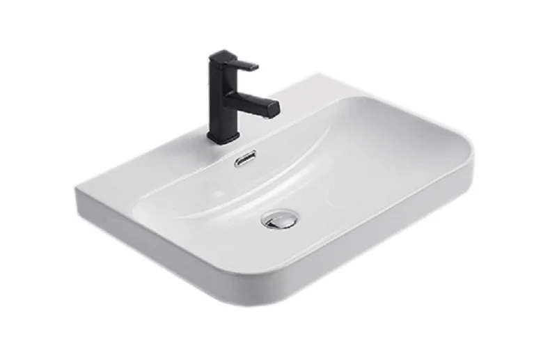 Раковина GID Integrado Bm9560s 61 см черная - фото 3