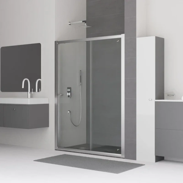 Душевая дверь в нишу RGW Classic CL-12 120 см профиль хром - фото 2