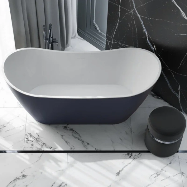 Ванна акриловая Corpa Nera Paganini CN130116, 170 х 80 см, синий матовый, другие - фото 8