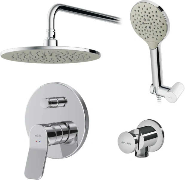 Душевой комплект Am.Pm X-Joy с внутренней частью для душа - фото 1