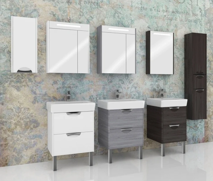 Зеркальный шкаф с подсветкой Акватон Сильва 50 см дуб макиато, в наличии - фото 2