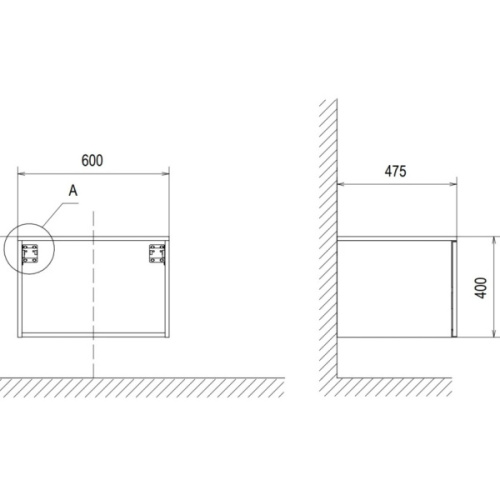 Мебель для ванной Velvex Unit под накладную раковину - фото 2