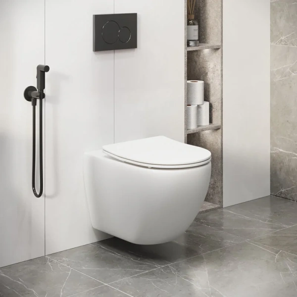 Унитаз подвесной Grossman Color белый матовый, фаянс, керамика - фото 8