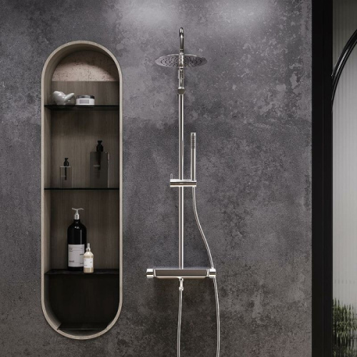 Душевая стойка Damixa Scandinavian Pure 936760 с термостатом - фото 2