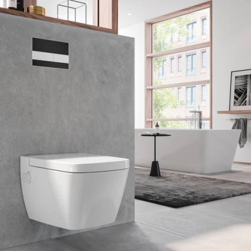 Унитаз подвесной Tece TECEone с гигиеническим душем, белые - фото 6