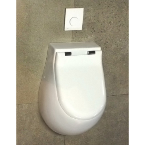 Писсуар с отверстиями для крышки, цвет белый, Azzurra Nuvola, по запросу - фото 2