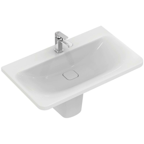 Раковина Ideal Standard Tonic II K0879 80 см без отверстия перелива, из санфарфора - фото 7