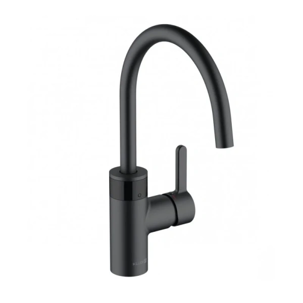 Смеситель для кухни Kludi E-GO черный матовый, современные, hi-tech - фото 3