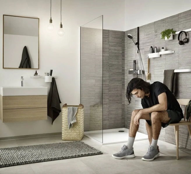 Лейка для душа Hansgrohe Pulsify Select S хром, душевые лейки index_1 - фото 7