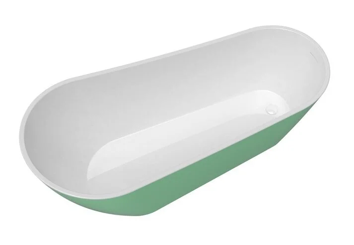 Ванна акриловая Corpa Nera Viotti CN130107, 170 х 74 см, зеленый матовый - фото 3