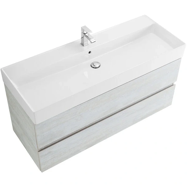 Тумба под раковину подвесная Cezares Molveno 120 см legno grigio, подвесная, пристенная - фото 4