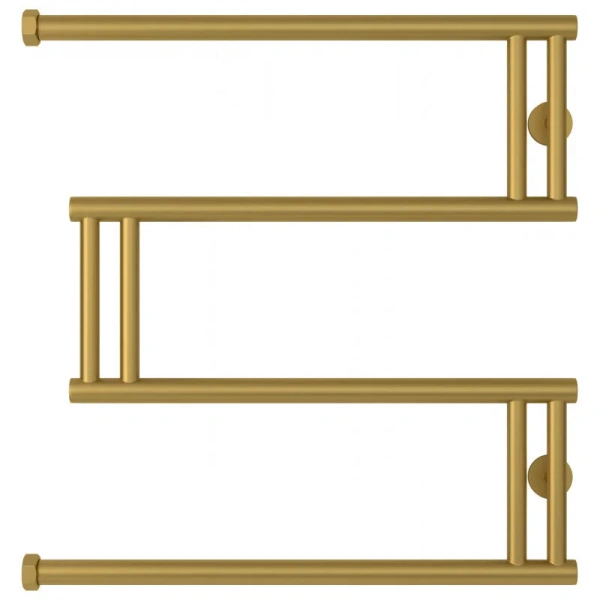 Полотенцесушитель водяной Сунержа High-Tech+ 60х60 см матовое золото - фото 1