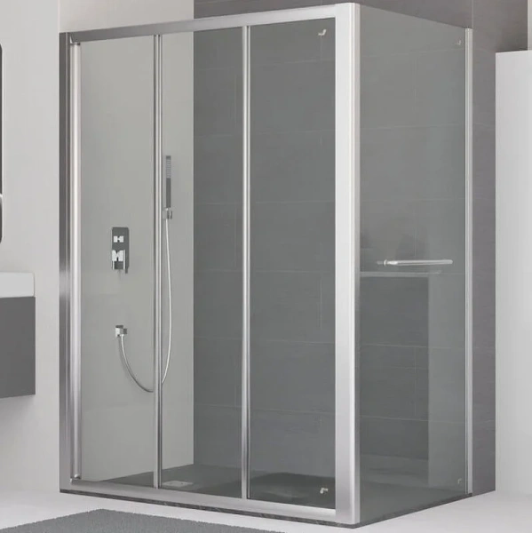 Душевая перегородка RGW Z-050-1 70 см профиль хром, стекло прозрачное - фото 1