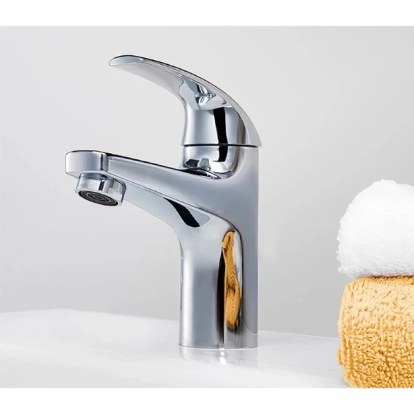Смеситель для раковины Grohe BauCurve хром - фото 4