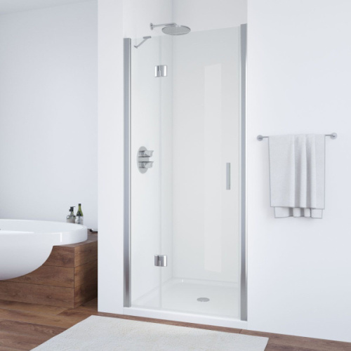 Душевая дверь стекло прозрачное Vegas-glass AFP 100 01 L, современные, hi-tech - фото 2