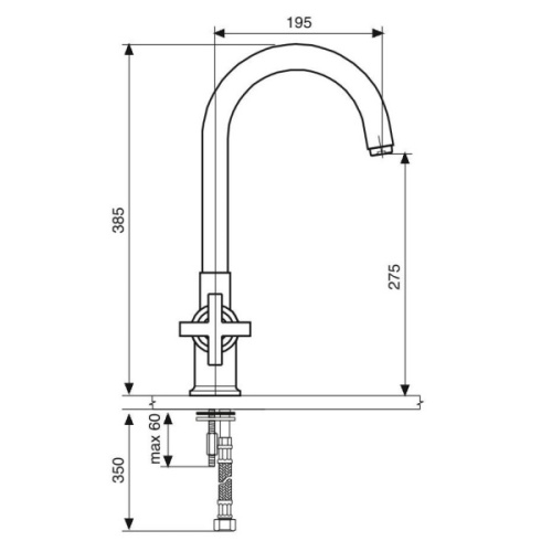 Смеситель для кухни Emmevi Spirit New 31007 - фото 2