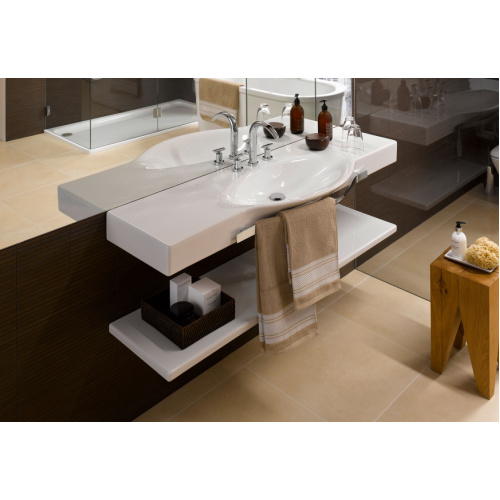 Раковина Laufen Palace 150 см с 3 отверстиями для смесителя - фото 4