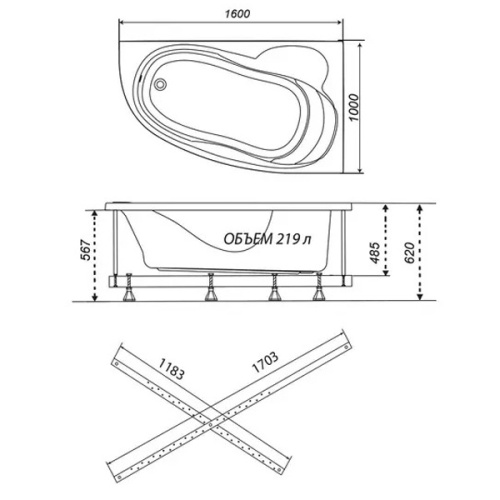 Схема, без гидромассажа, большие - фото 5