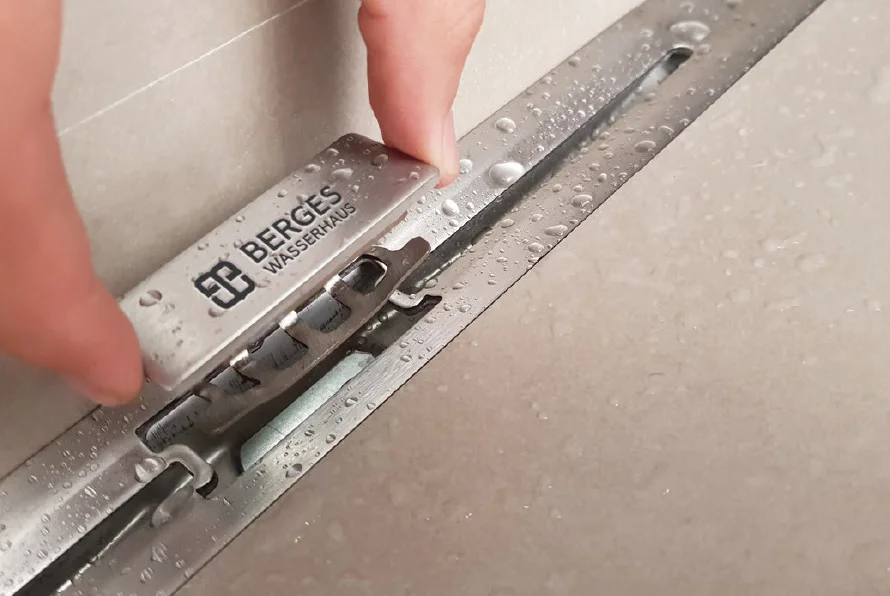 Душевой лоток BERGES Simpel 111 60 см горизонтальный - фото 4