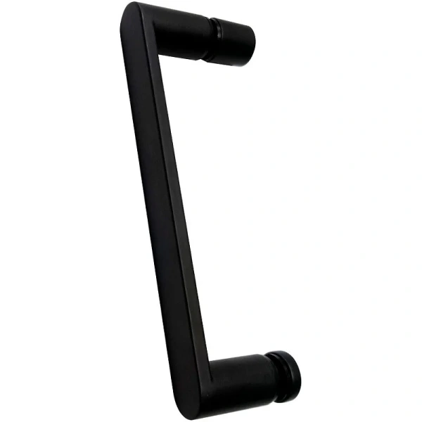 Душевой уголок Abber Sonnenstrand 100х100 см профиль черный, современные, hi-tech - фото 3