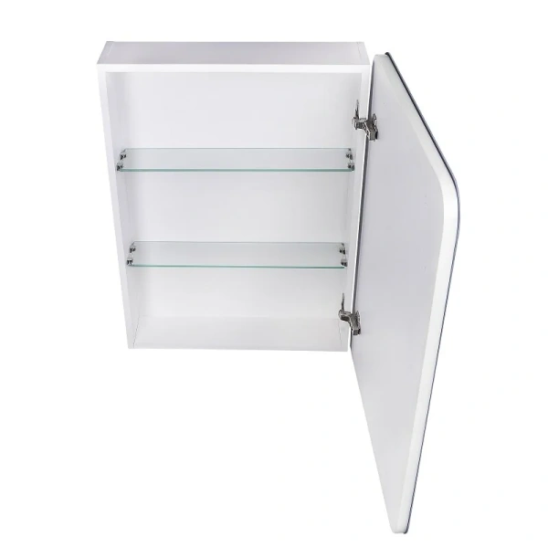 Зеркальный шкаф с подсветкой Style Line Каре 65 см белый - фото 4