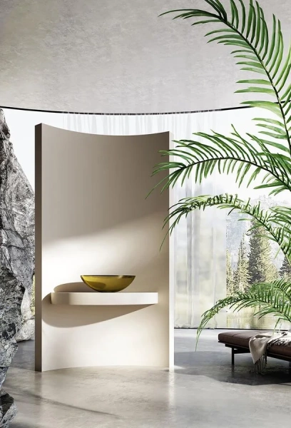 Раковина Abber Kristall AT2802 50 см прозрачная - фото 4