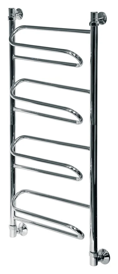 Полотенцесушитель водяной Ника Curve 100x60 см хром - фото 1