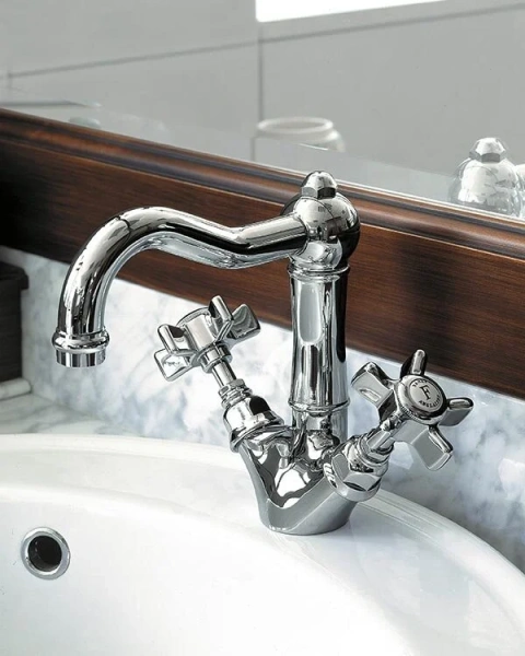 Смеситель для раковины, ручка 18 D.Anglaises, Nicolazzi D.Anglaises 1432, классические, ретро - фото 3