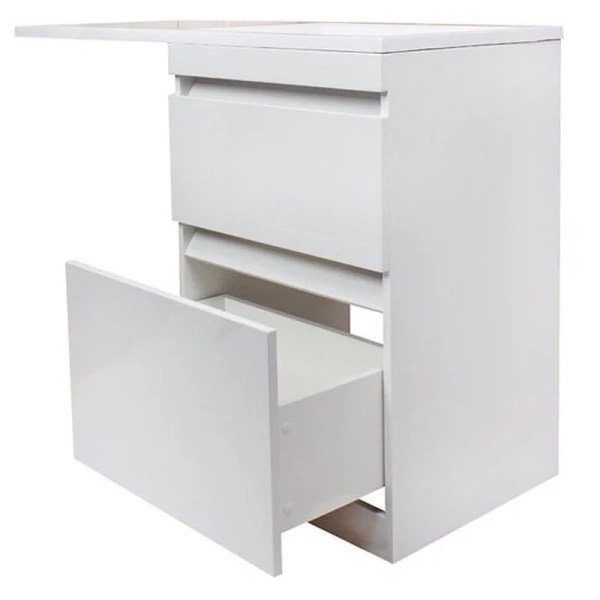 Тумба с раковиной напольная Style Line Даллас СС-00000 120 см с ящиками, моноблок, для стиральной машины - фото 5