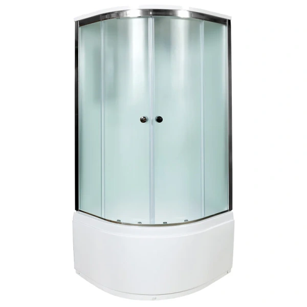 Душевая кабина Deto D 100х100 см верхнее освещение - фото 1