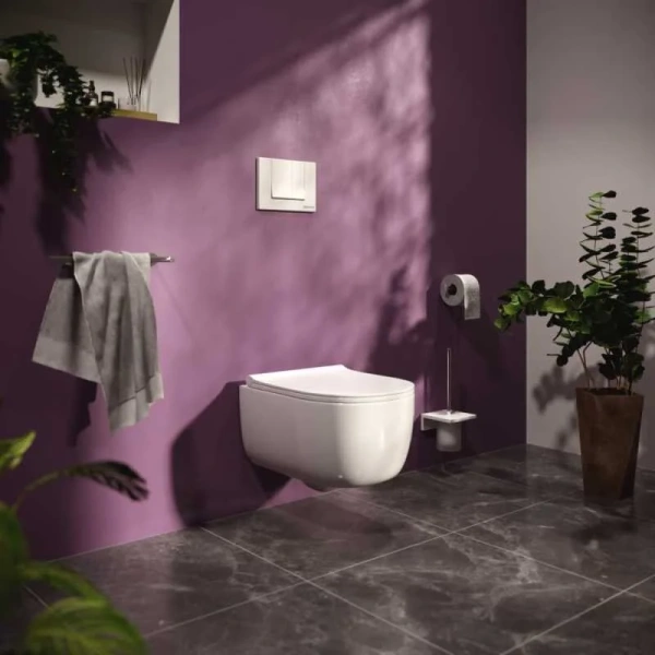 Клавиша смыва BERGES Novum S1 белая - фото 2