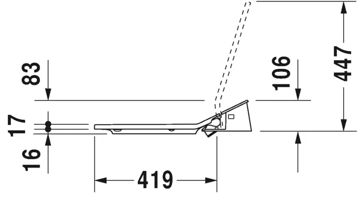 Крышка-биде Duravit SensoWash белая index_2 - фото 7