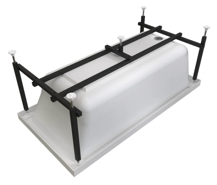 Акриловая ванна Радомир Джоанна 2-01-0-0-1-252Р, 140 x 70 см, каркас разборный в комплекте, белая, 140 см - фото 9