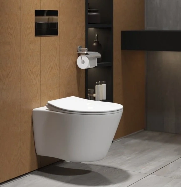 Унитаз подвесной Grossman белый, современные, hi-tech, круглые - фото 5