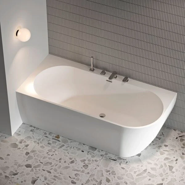 Ванна акриловая Ravak Freedom Corner L/P 170 x 80 см, пристенная, белая, слив-перелив хром, левая/правая - фото 1