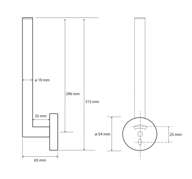 Бумагодержатель Bemeta Omega хром - фото 2