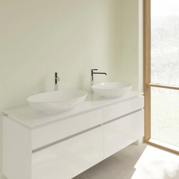 Раковина Villeroy & Boch Loop & Friends 62 см накладная, альпийский белый - фото 4