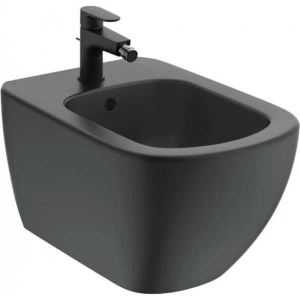 Биде подвесное Ideal Standard Tesi черное матовое - фото 3