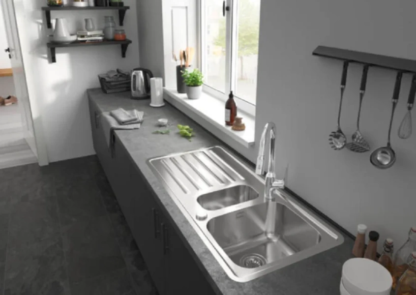 Смеситель для кухни Hansgrohe Focus 71820 с выдвижным изливом - фото 4