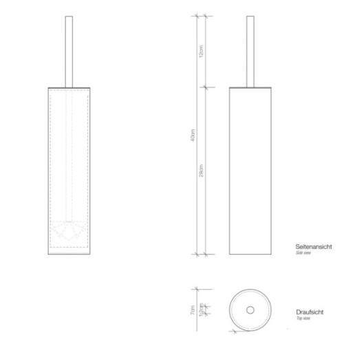 Ершик Decor Walther Mikado черный матовый - фото 2