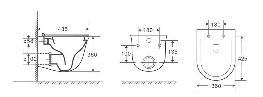 Унитаз подвесной Grossman GR-4412 с микролифтом - фото 2