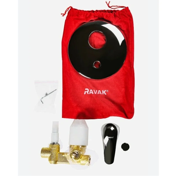 Смеситель встроенныйс переключателем Ravak Rosa RS 061.00 X070014, недорогие, округлая форма - фото 5