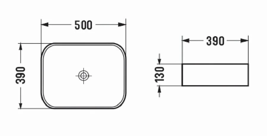 Раковина Azario AZ-78109 50 см накладная - фото 2